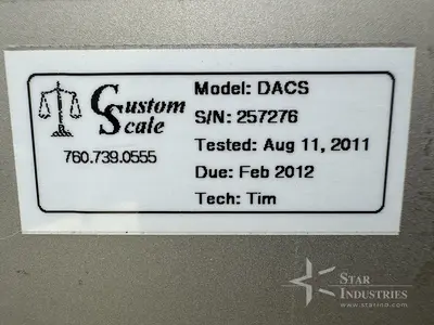 USED ISHIDA DACS