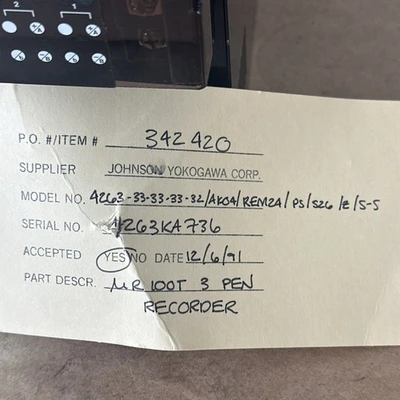 NEW Yokogawa 4263-33-33-33-32-AK-04/REM24/PS/S37/S26/NS-S