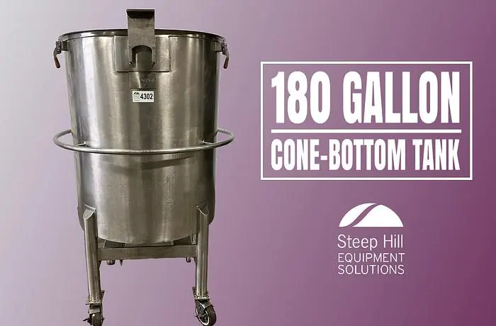 180 Gallon Cone-Bottom Tank