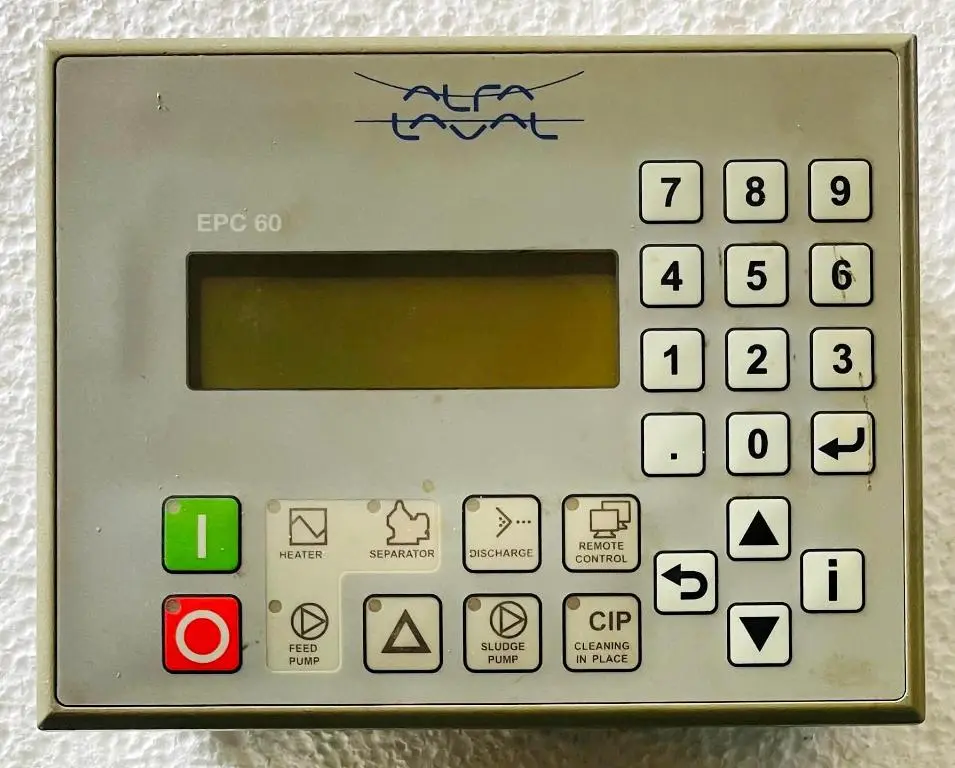 (2) Alfa-Laval EPC-60 controllers.