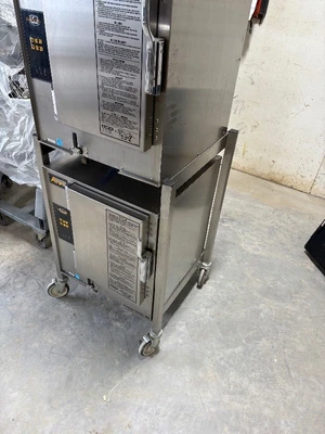 Commercial AccuTemp Evolution Boilerless Convection Steamer stack