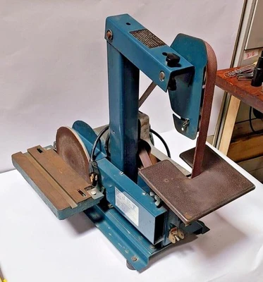 Jet Industrial Grinder 1" Belt Sander Disc Single Phase Motor