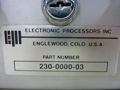 USED ELECTRONIC PROCESSORS 230-0000-03