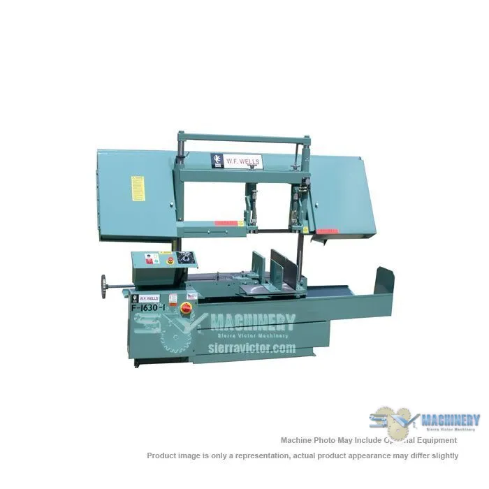 WF WELLS F-1630-1 Horizontal Bandsaws Semi Auto | Sierra Victor Industries