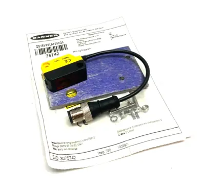 New | in-Stock Banner Engineering WORLD-BEAM All Purpose Photoelectric Sensor Photoelectric Sensors Michigan US | Maverick Industrial Sales #1392767