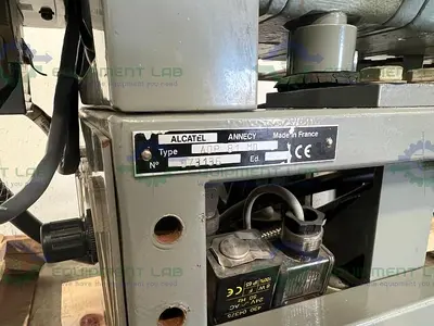 USED ALCATEL ADP 81 MD DRY VACUUM PUMP W/ CONTROLLER AND CUSTOM ELECTRICAL WIRING