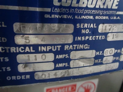 Used 1995 COLBORNE CORPORATION RP4 1457 Depositors California US | BakeryEquipment.com #1555548