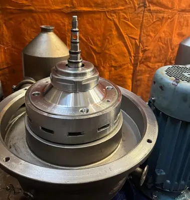 Alfa-Laval CHPX 404 TGP-61GY purifier/concentrator centrifuge, 316SS.