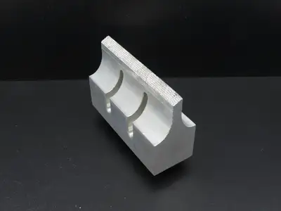 SH152 Ultrasonic Welding Horn Slotted Aluminum Plate 4"W x 2.6"H