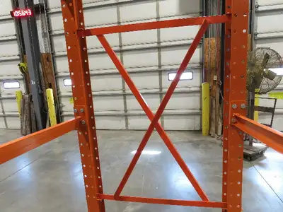 Cantilever Rack 2 W6-9 Post 2 Shelf 1-Side 96" 8' Upright 53"W 48" Arms 1620#