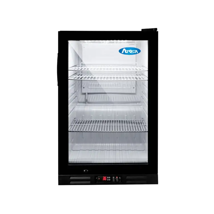 New | in-Stock Atosa New Atosa CTD-5T Compact Countertop Merchandiser, 5 Cu Ft, with Digital Thermostat Display Refrigerators Illinois US | Falcon Restaurant Supply #1375547