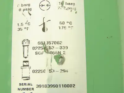 Sullair SCF-465N 2 Air Compressor Filter 2" NPT w/Indicator 02250153-039