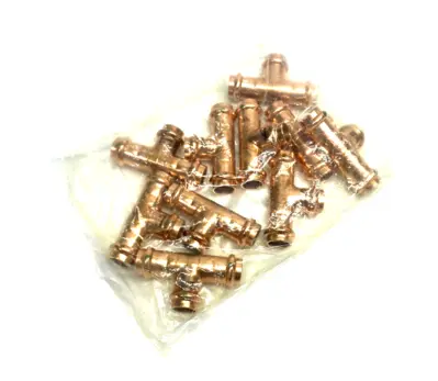 New | in-Stock Viega ProPress Tee, P x P x P - Model 2918 Copper Press Connection 10-P Valves/Fittings Michigan US | Maverick Industrial Sales #1462903