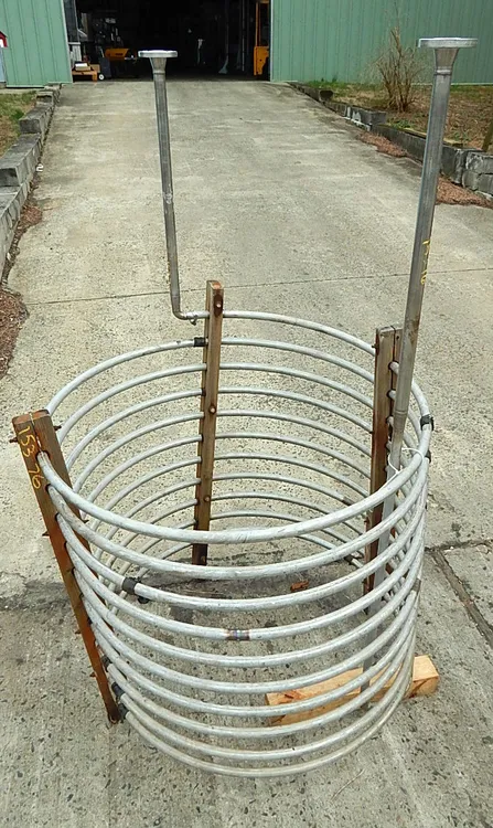 Used 44" - 10 WRAP COIL 44" SS COIL Heat Exchangers New Jersey US | Champion Trading Corporation #423712