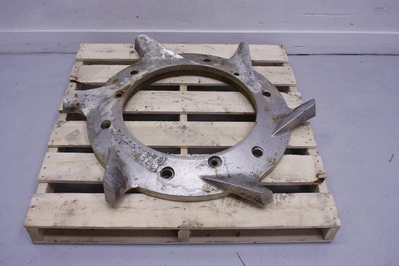 Beloit model 3396 Shark Pulper Rotor 6 vane 43" Diameter