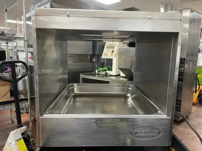 Used Hatco Used Hatco GRFHS-PTT21 Glo-Ray 22" Portable Fry Holding Station Pass-Thru 120V 1740W Heated Cabinets & Displays Illinois US | Falcon Restaurant Supply #1375696