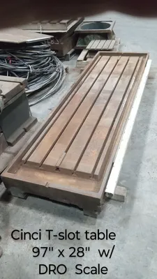 Used Cincinnati Hydrotel Box & Drill Tables Quebec CA | Machineco #1256425