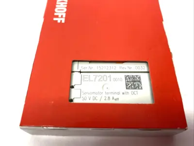 New | in-Stock Beckhoff Rev. 0032 EtherCAT Terminal 1-Ch. Motion Interface Servomtr PLC Processors Michigan US | Maverick Industrial Sales #1459762