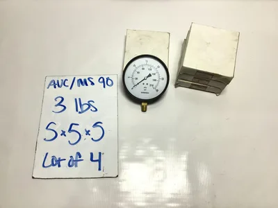 Marsh J9042 4.5″ STD 1/4″ NPT Pressure Gauge  Vacuum Lot of 3