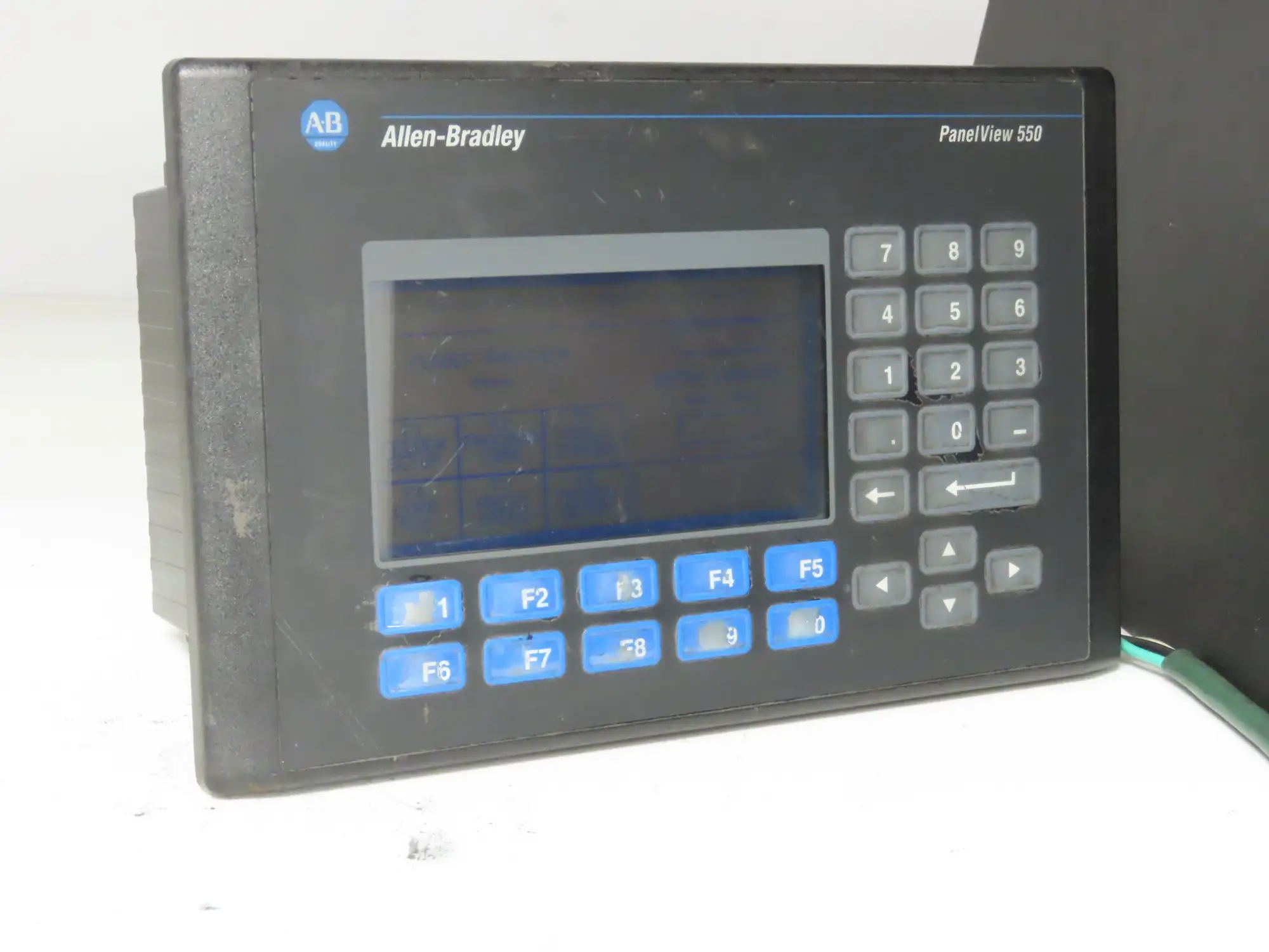 Allen Bradley 2711-K5A2 PanelView 550 HMI Control Terminal Ser F Rev K FRN 4.10