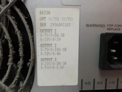 USED HEWLETT PACKARD 6623A