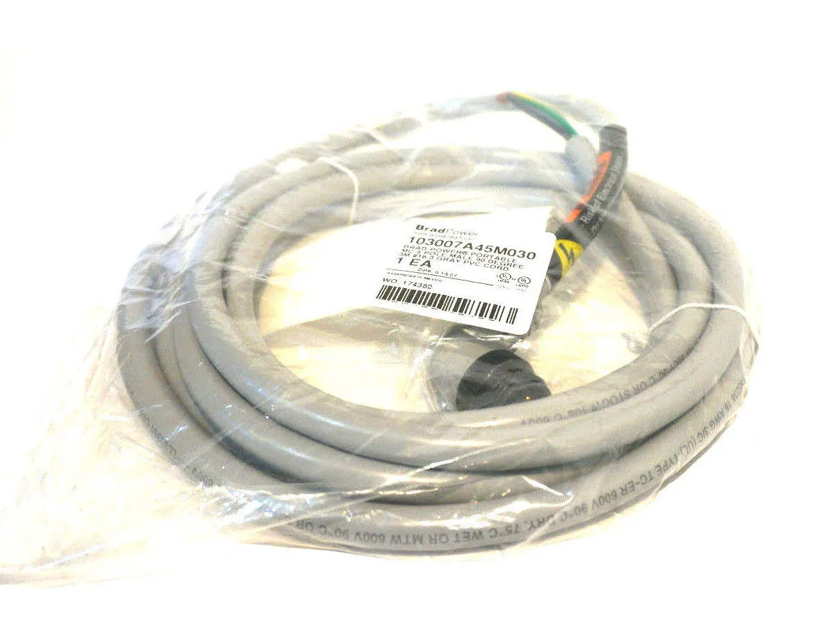 NEW DANIEL WOODHEAD 103007A45M030 CORDSET