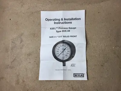 New | in-Stock WIKA 233.34 Parts (Hydraulics and Pneumatics) British Columbia CA | Lenmark #368311