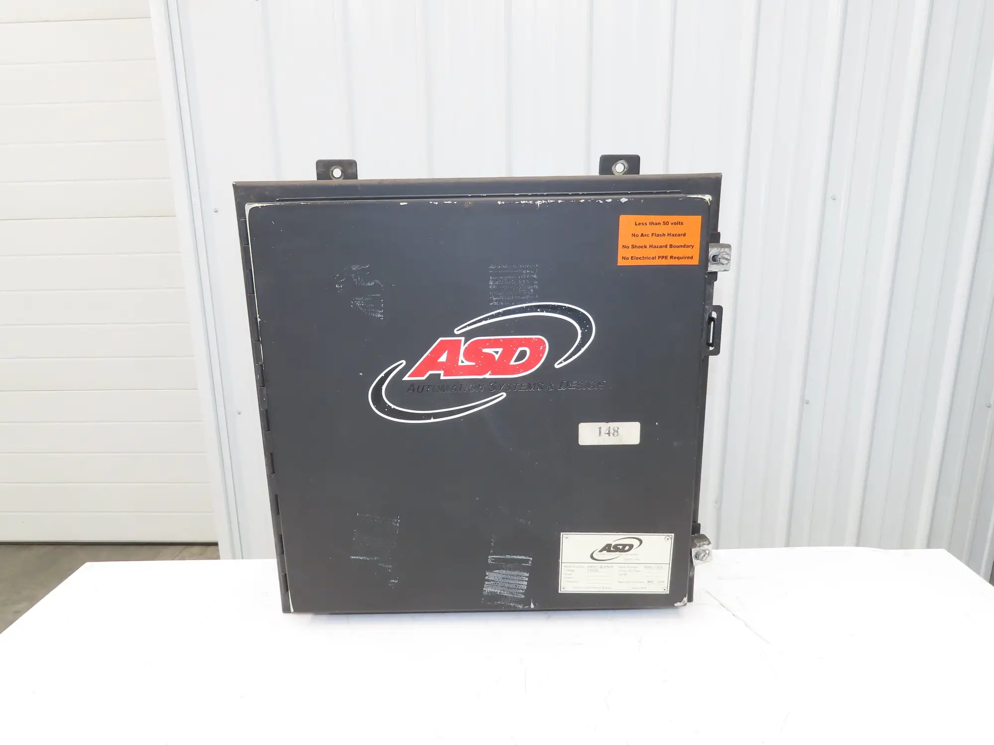 Hoffman A202008LP Electrical Enclosure Control Panel 20x20x8" Back Plate JIC