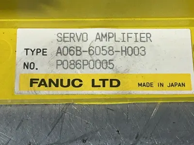 Used FANUC A06B6058H003 Servo Drives Ohio US | HGR 24 #1357393