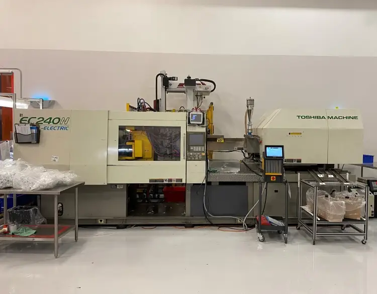 Used 2004 TOSHIBA EC240V21-8Y Injection Molding Machines CA | INJECTION DEPOT #48876