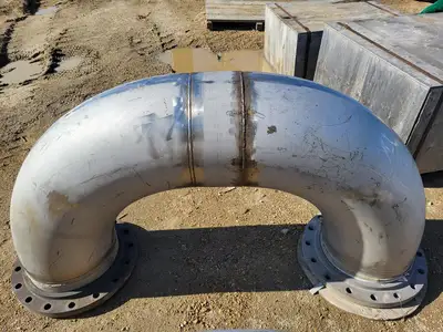 18" SCH 10s 180 deg Elbow Pipe Type A Stub End 316L