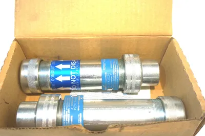 2 NEW CROUSE HINDS XJG24 CONDUIT EXPANSION FITTING