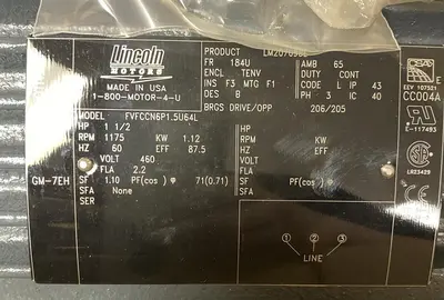 New | in-Stock LINCOLN LM20709 Misc Electrical & Power Parts Ohio US | Surplus Asset Holdings #1240976