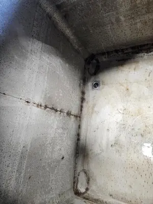 Used 350 Gallon IBC Tank (Tote), 304 Stainless Steel