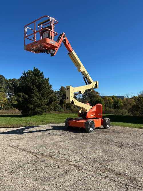 Used 2018 JLG E450AJ Crawler Boom Lifts Wisconsin US | Stack Equipment #1505992