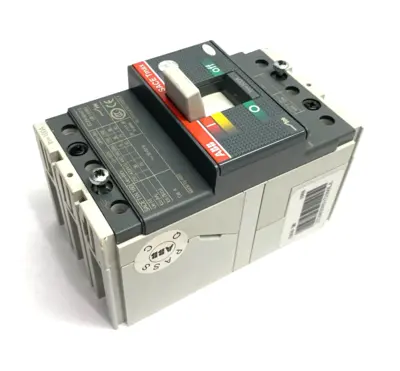 USED ABB MOLDED CASE CIRCUIT BREAKER SACE TMAX 3-POLE SACET1N160