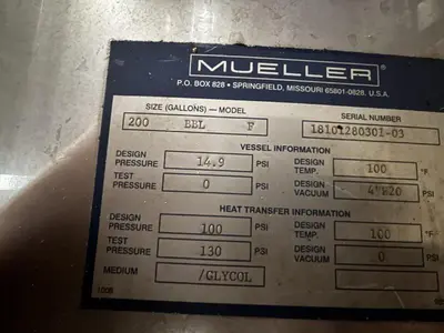 2010 MUELLER 8,300 GALLON Cuve en Inox | Perry Equipment (5)
