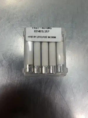 USED Littelfuse 314015P Fast-Acting Ceramic Fuse, 15A, 250VAC, Lot of 9