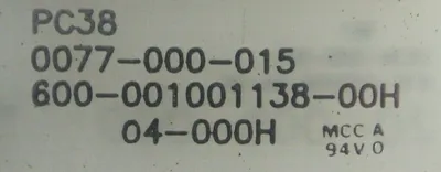 USED BCI 20-005-000 CIRCUIT BOARD 20005000