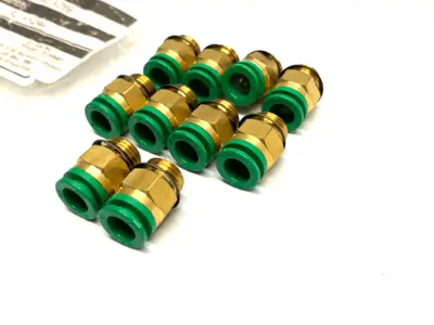 KRH08-U02-X269 | SMC  Flame Resistant One Touch Fitting 5/16" LOT OF 10 - New Other