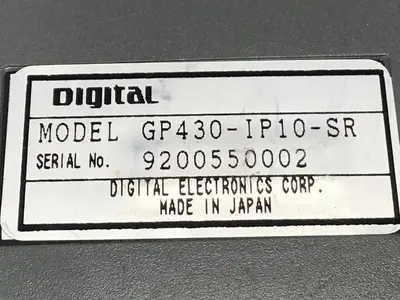Used DIGITAL ELECTRONICS GP430-IP10-SR Cable & Wire Michigan US | Ideal Machinery #1252215