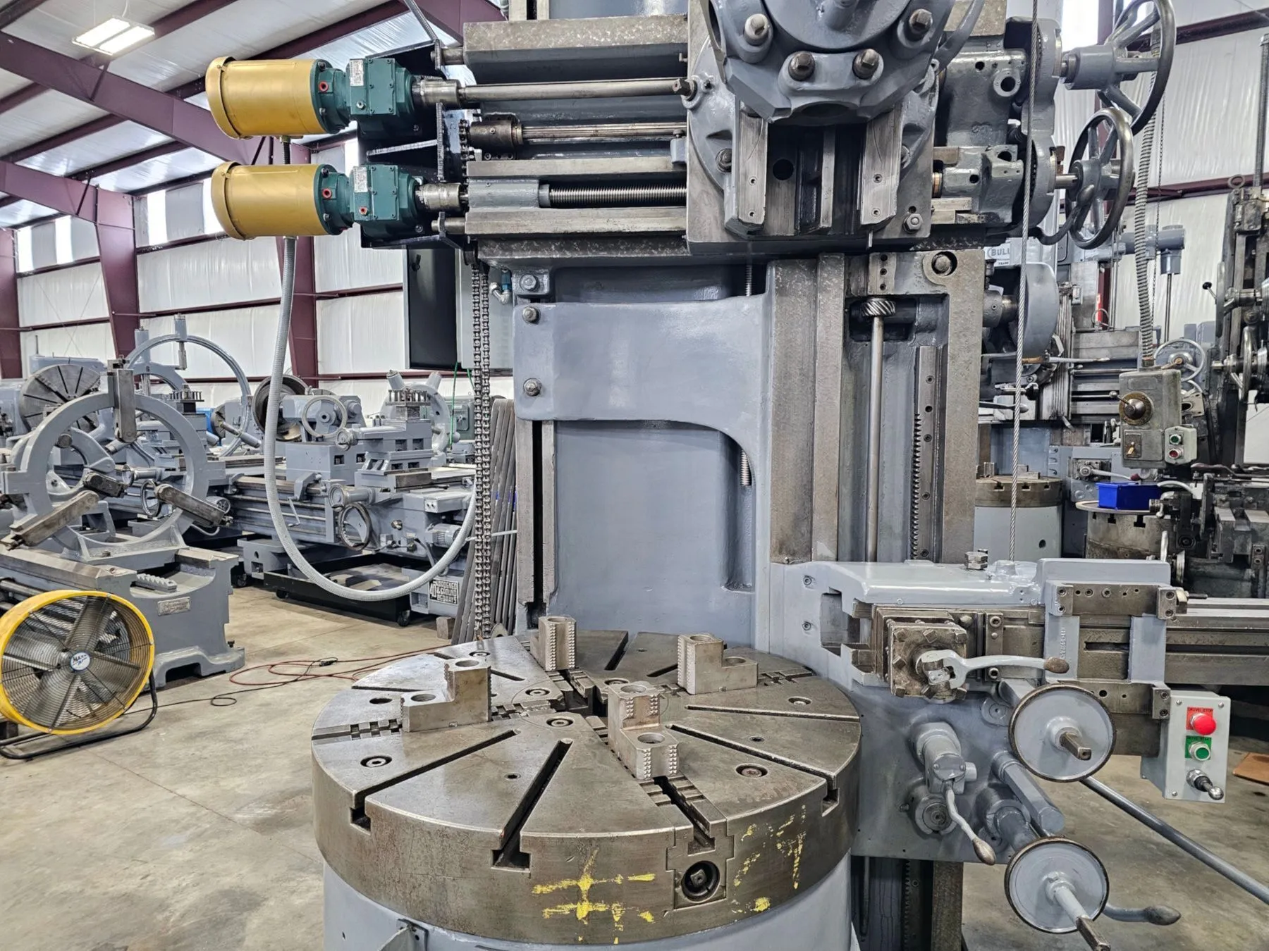 Used 1943 BULLARD 42 Spiral Drive Boring Mills, Vertical Turret