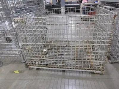 U-LINE, COLLAPSIBLE WIRE CONTAINER