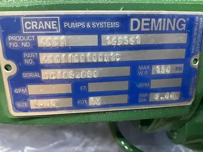 NEW CRANE PUMPS & SYSTEMS 4800
