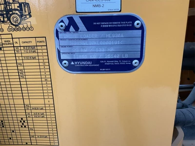 New | in-Stock 2023 HYUNDAI HL930A Wheel Loaders Florida US | National Equipment Dealers #1422494