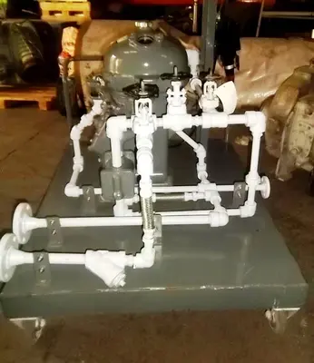 Alfa-Laval MAB 104B-14/24 oil purifier skid, SS.