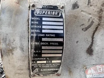 White Superior 11" x 5" Stroke 412CC 660# Cylinder SN: 330856
