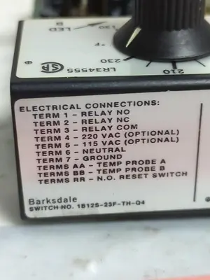 Used BARKSDALE 1B12S-23F-TH-Q4 Industrial Controls Ohio US | Surplus Asset Holdings #1241003
