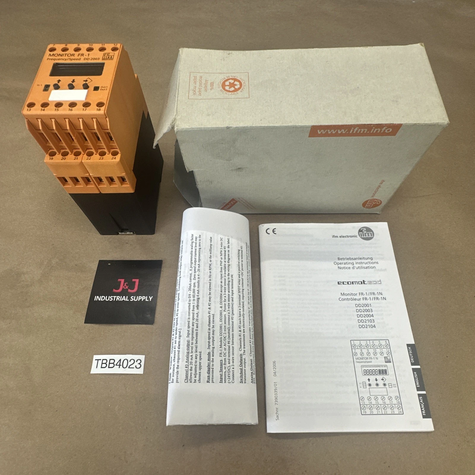 NEW IFM DD2003