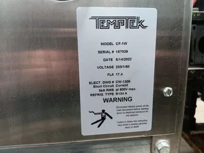 2022 TEMPTEK CF-1W CHILLER CHILLERS | Machinery Network (3)